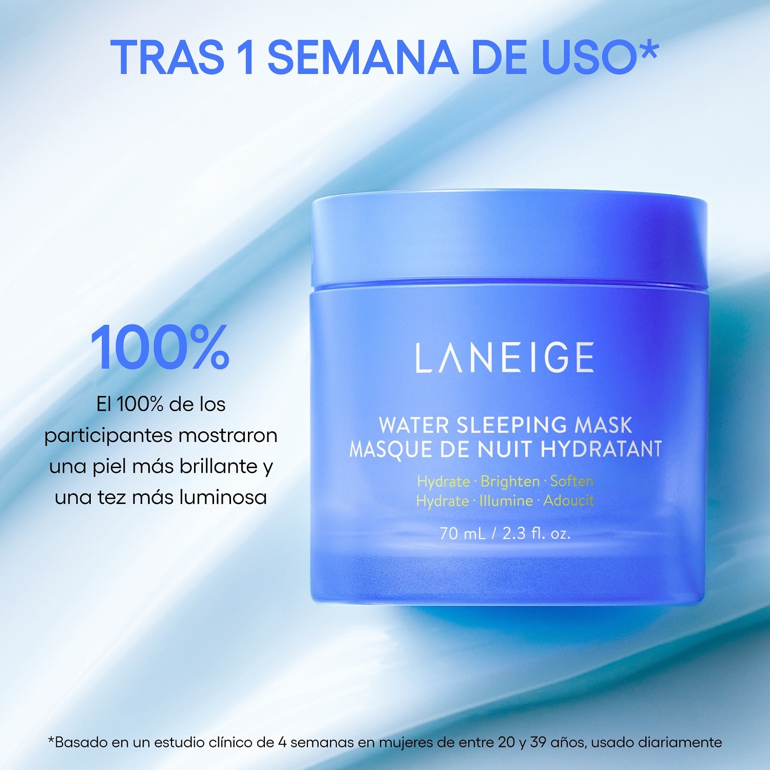 WATER SLEEPING MASK WITH NIACINAMIDE & SQUALANE (MASCARILLA PARA ROSTRO)